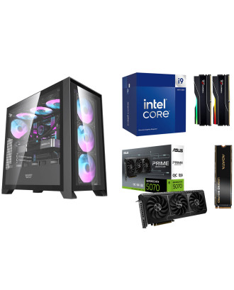 Desktop Gaming / Design ( i9 14900F / Ram 32GB DDR5 / M.2 PCIe 1TB / RTX 5070 12GB  ) 