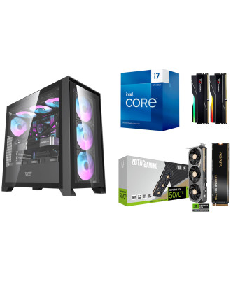 Desktop Gaming / Design ( i7 14700F / Ram 32GB DDR5 / M.2 PCIe 1TB / RTX5070Ti 16GB ) 