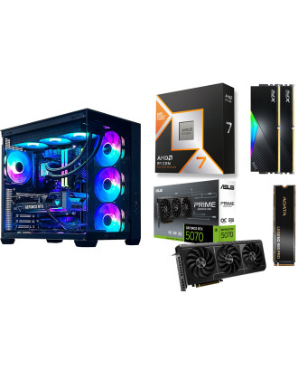 Desktop Gaming / Design ( Ryzen 7 9800X3D / Ram 32GB / M.2 PCIe​ 1TB 4.0 / RTX 5070 Solid 12GB  ) 