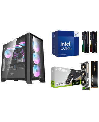 Desktop Gaming / Design ( i9 14900F / Ram 32GB DDR5 / M.2 PCIe 1TB / RTX5070Ti 16GB ) 