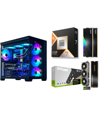 Desktop Gaming / Design ( Ryzen 7 9800X3D/ Ram 32GB / M.2 PCIe​ 1TB 4.0 / ZOTAC RTX 5070Ti 16GB  ) 