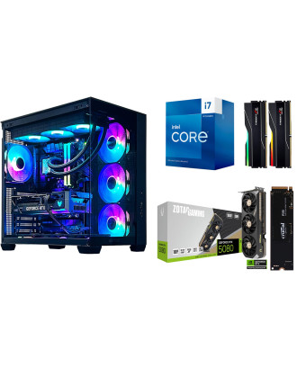 Desktop Gaming / Design ( i7 14700F / Ram 32GB DDR5 / M.2 PCIe 1TB / ZOTAC RTX 5080 16GB  ) 