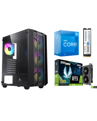 Desktop Gaming / Design ( i5 12400F / Ram 16GB / M.2 PCIe 512GB / RTX3050 6GB ) 