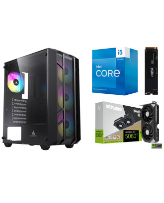 Desktop Gaming / Design ( i5 14400F / Ram 16GB / M.2 PCIe 1TB / RTX5060Ti 8GB ) 