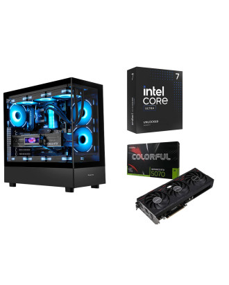Desktop Gaming / Design ( Core Ultra 7 265KF  / Ram 16GB DDR5 / M.2 PCIe 1TB / RTX 5070 12GB  ) 