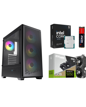 Desktop Gaming / Design ( Core Ultra 5 245KF / Ram 16GB DDR5 / M.2 PCIe 1TB / RTX 5050 8GB  ) 