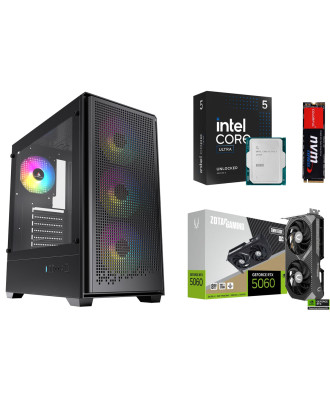 Desktop Gaming / Design ( Core Ultra 5 245KF / Ram 16GB DDR5 / M.2 PCIe 1TB / RTX 5060 8GB  ) 