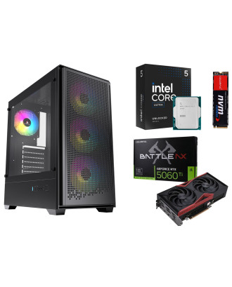 Desktop Gaming / Design ( Core Ultra 5 245KF / Ram 16GB DDR5 / M.2 PCIe 1TB / RTX 5060Ti 16GB  ) 