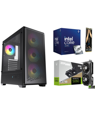 Desktop Gaming / Design ( Core Ultra 9 285 / Ram 16GB DDR5 / M.2 PCIe 1TB / RTX 5060 8GB  ) 