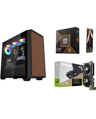 Desktop Gaming / Design ( Ryzen 9 9950X / Ram 16GB DDR5 / M.2 PCIe 1TB / RTX 5060 8GB  ) 