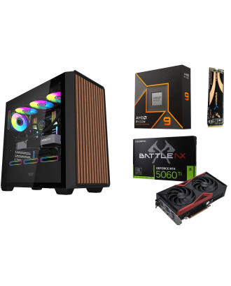 Desktop Gaming / Design ( Ryzen 9 9950X / Ram 16GB DDR5 / M.2 PCIe 1TB / RTX 5060Ti 16GB  ) 