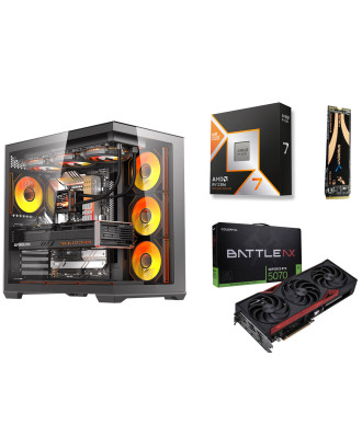 Desktop Gaming / Design ( Ryzen 7 9800X3D / Ram 32GB DDR5 / M.2 PCIe 1TB / RTX5070 12GB  ) 