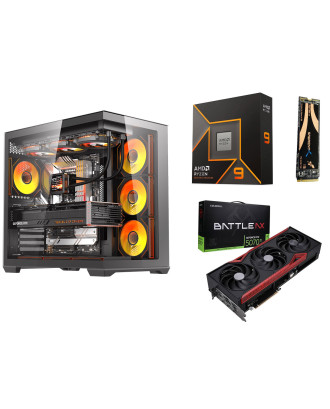 Desktop Gaming / Design ( Ryzen 9 9950X / Ram 32GB DDR5 / M.2 PCIe 1TB / RTX 5070Ti 16GB  ) 