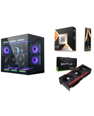 Desktop Gaming / Design ( Ryzen 7 9800X3D / Ram 32GB DDR5 / M.2 PCIe 1TB / RTX5070Ti  16GB  ) 
