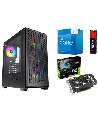 Desktop Gaming / Design ( i5 14400F / Ram 16GB DDR4 / M.2 PCIe 512GB / RTX 3050 6GB  ) 