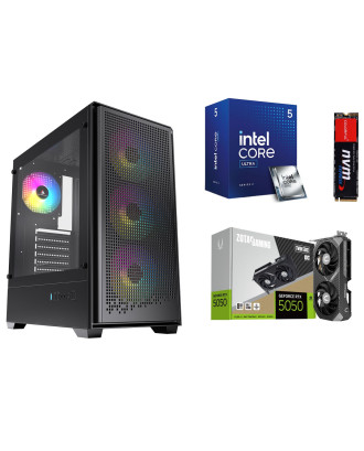 Desktop Gaming / Design ( Core Ultra 5 225F / Ram 16GB DDR5 / M.2 PCIe 512GB / RTX 5050 8GB  ) 