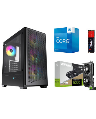 Desktop Gaming / Design ( i5 14400F / Ram 16GB DDR4 / M.2 PCIe 1TB / RTX 5060 8GB  ) 