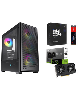 Desktop Gaming / Design ( Core Ultra 7 265KF / Ram 16GB DDR5 / M.2 PCIe 1TB / RTX 5050 8GB  ) 