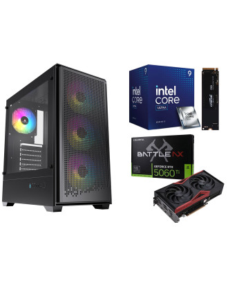 Desktop Gaming / Design ( Ultra 9 285 / Ram 16GB DDR5 / M.2 PCIe 1TB / RTX 5060Ti 16GB  ) 