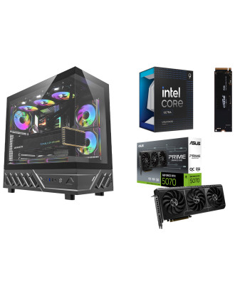 Desktop Gaming / Design ( Core Ultra 9 285K / Ram 32GB DDR5 / M.2 PCIe 1TB / RTX 5070 12GB  ) 