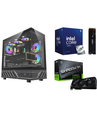 Desktop Gaming / Design ( Ultra 9 285 / Ram 32GB DDR5 / M.2 PCIe 1TB / RTX 5070Ti 16GB  ) 