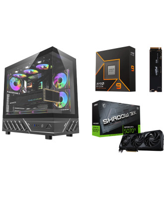 Desktop Gaming / Design ( Ryzen 9 9950X / Ram 32GB DDR5 / M.2 PCIe 1TB / RTX 5070Ti 16GB  ) 