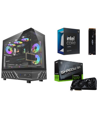 Desktop Gaming / Design ( Core Ultra 9 285K / Ram 32GB DDR5 / M.2 PCIe 1TB / RTX 5070Ti 16GB  ) 