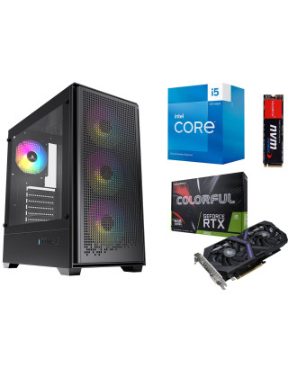 Desktop Gaming / Design ( i5 14400F / Ram 16GB DDR4 / M.2 PCIe 512GB / RTX 3050 6GB  ) 