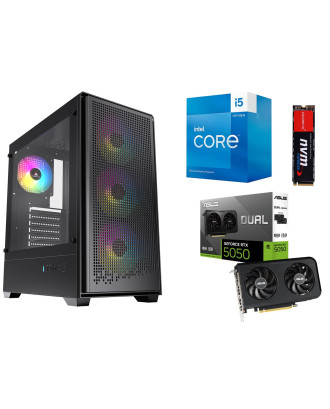 Desktop Gaming / Design ( i5 14400F / Ram 16GB DDR4 / M.2 PCIe 512GB / RTX 5050 8GB  ) 