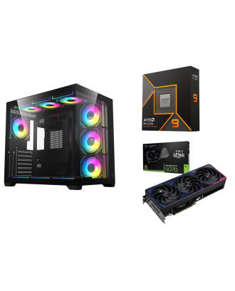 Desktop Gaming / Design ( Ryzen 9 9950X / Ram 16GB DDR5 / M.2 PCIe 1TB / RTX 5070 12GB  ) 