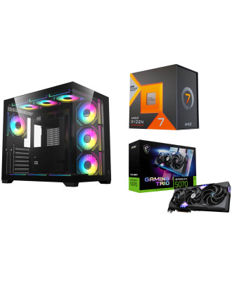 Desktop Gaming / Design ( Ryzen 7 7800X3D / Ram 16GB DDR5 / M.2 PCIe 1TB / RTX5070 12GB  ) 