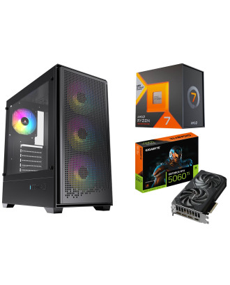 Desktop Gaming / Design ( Ryzen 7 7800X3D / Ram 16GB DDR5 / M.2 PCIe 1TB / RTX5060Ti 8GB  ) 