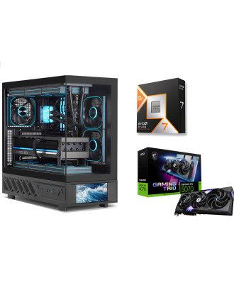 Desktop Gaming / Design ( Ryzen 7 9800X3D / Ram 16GB DDR5 / M.2 PCIe 1TB / RTX5070 12GB  ) 