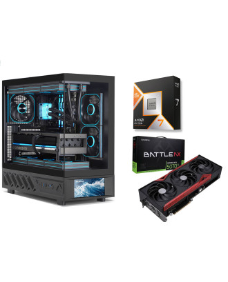 Desktop Gaming / Design ( Ryzen 7 9800X3D / Ram 16GB DDR5 / M.2 PCIe 1TB / RTX5070Ti 16GB ) Desktop Gaming / Design ( Ryzen 7 9800X3D / Ram 16GB DDR5 / M.2 PCIe 1TB / RTX5070Ti 16GB )