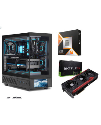 Desktop Gaming / Design ( Ryzen 9 9950X 3D / Ram 32GB DDR5 / M.2 PCIe 1TB / RTX 5070 12GB  ) 