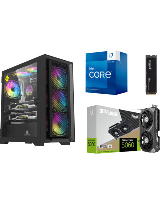 Desktop Gaming / Design ( i7 14700F / Ram 32GB DDR5 / M.2 PCIe 1TB / RTX 5060 8GB ) 