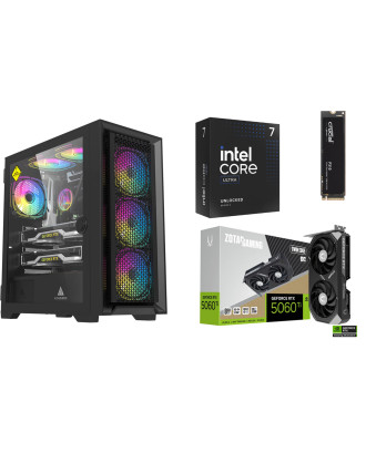 Desktop Gaming / Design ( Core Ultra 7 265KF / Ram 16GB DDR5 / M.2 PCIe 1TB / RTX 5060Ti 8GB  ) 