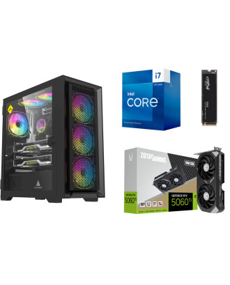Desktop Gaming / Design ( i7 14700F / Ram 32GB DDR5 / M.2 PCIe 1TB / RTX 5060Ti 16GB ) 