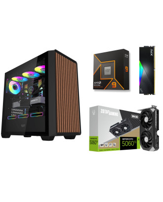 Desktop Gaming / Design ( Ryzen 9 9950X / Ram 16GB / M.2 PCIe​ 1TB 4.0 / RTX 5060Ti 16GB ) 