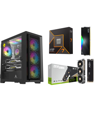 Desktop Gaming / Design ( Ryzen 7 9700X / Ram 16GB / M.2 PCIe​ 1TB 4.0 / RTX 5070Ti 16GB  ) 