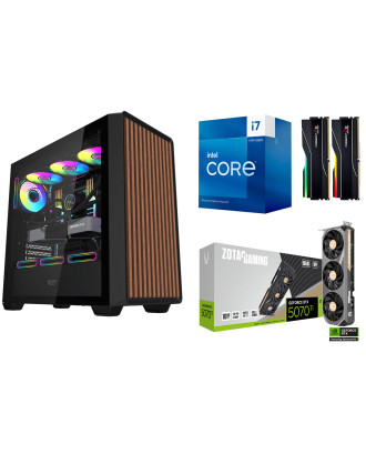 Desktop Gaming / Design ( i7 14700F / Ram 32GB DDR5 / M.2 PCIe 1TB / RTX5070Ti 16GB ) 