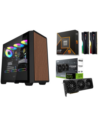 Desktop Gaming / Design ( Ryzen 9 9950X / Ram 32GB / M.2 PCIe​ 1TB 4.0 / RTX 5070 12GB ) 