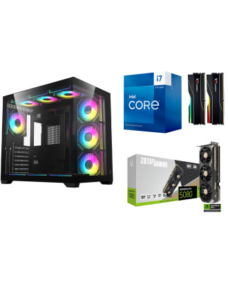 Desktop Gaming / Design ( i7 14700F / Ram 32GB DDR5 / M.2 PCIe 1TB / ZOTAC RTX 5080 16GB  ) 