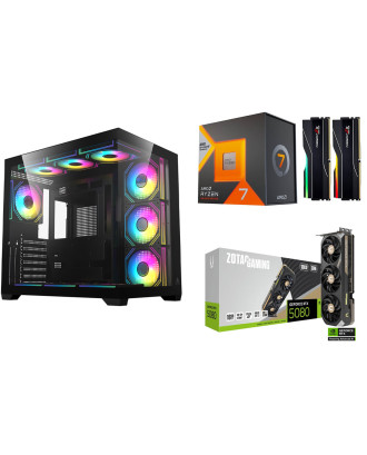 Desktop Gaming / Design ( Ryzen 7 7800X 3D / Ram 32GB / M.2 PCIe​ 1TB 4.0 / RTX 5080 16GB  ) 