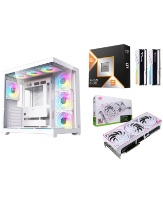 Desktop Gaming / Design ( Ryzen 9 9950X3D / Ram 32GB / M.2 PCIe​ 1TB 4.0 / RTX 5080 16GB ) 