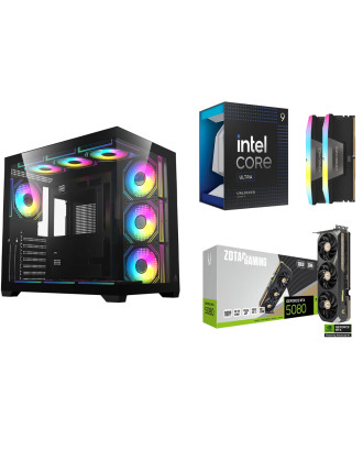 Desktop Gaming / Design ( Core Ultra 9 285K / Ram 32GB DDR5 / M.2 PCIe 1TB / ZOTAC RTX 5080 16GB GDDR7  ) 