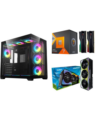 Desktop Gaming / Design ( Ryzen 7 7800X 3D / Ram 32GB / M.2 PCIe​ 1TB 4.0 / RTX 5090 32GB  ) 
