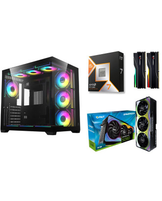 Desktop Gaming / Design ( Ryzen 7 9800X 3D / Ram 32GB / M.2 PCIe​ 1TB 4.0 / RTX 5090 32GB  ) 