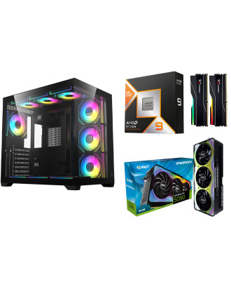 Desktop Gaming / Design ( Ryzen 9 9950X3D / Ram 32GB / M.2 PCIe​ 1TB 4.0 /  RTX 5090 32GB  ) 