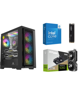 Desktop Gaming / Design ( i5 14600KF > i7 12700K / Ram 16GB / M.2 PCIe 1TB / RTX5060 8GB ) 